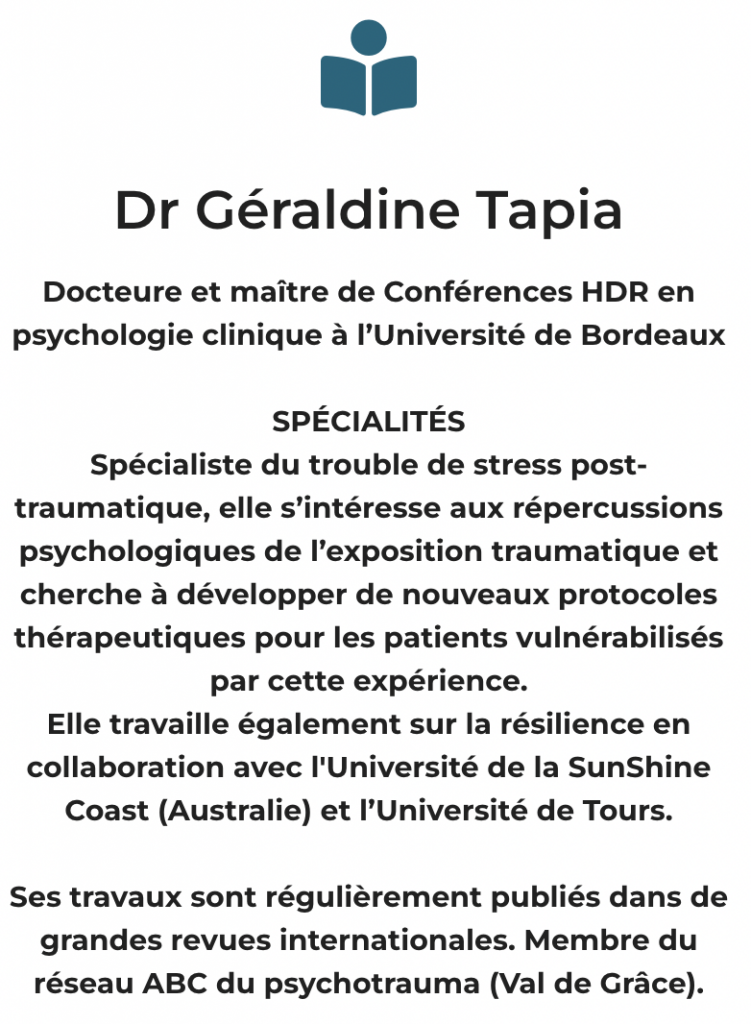 Dr Géraldine Tapia